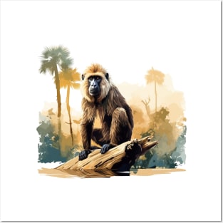 Baboon Posters and Art